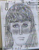Female suspect sketch